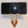 Deer Skull Antler Trophy Phone Stand